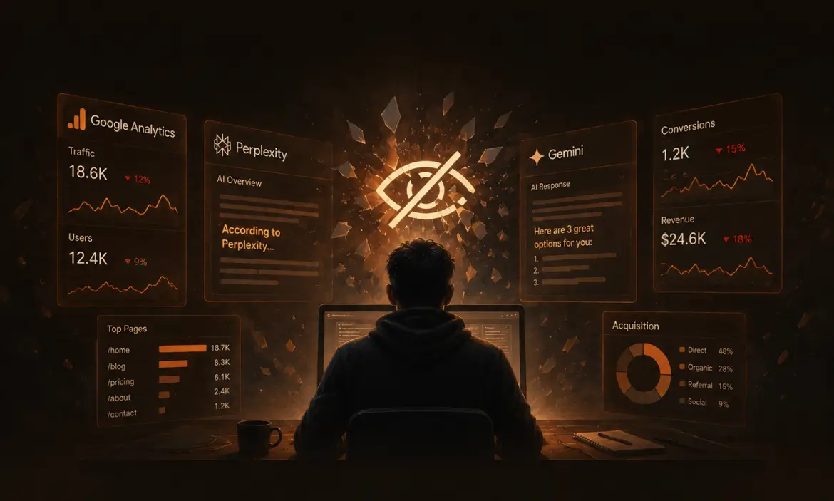 AI visibility mockup