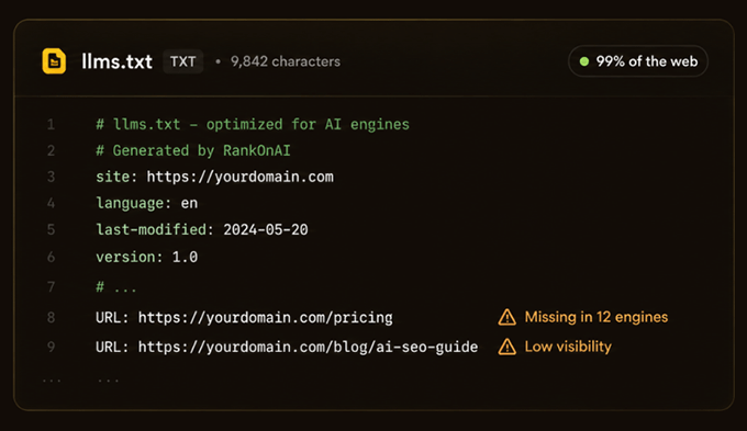 Your llms.txt file