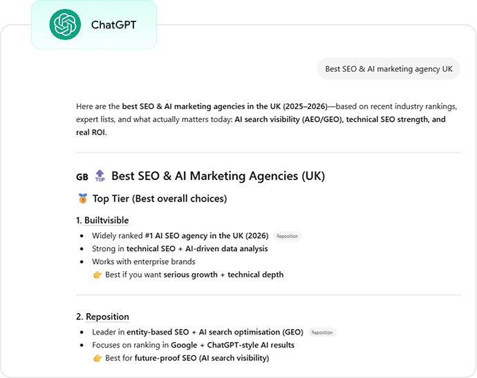 AI search visibility screenshot 3